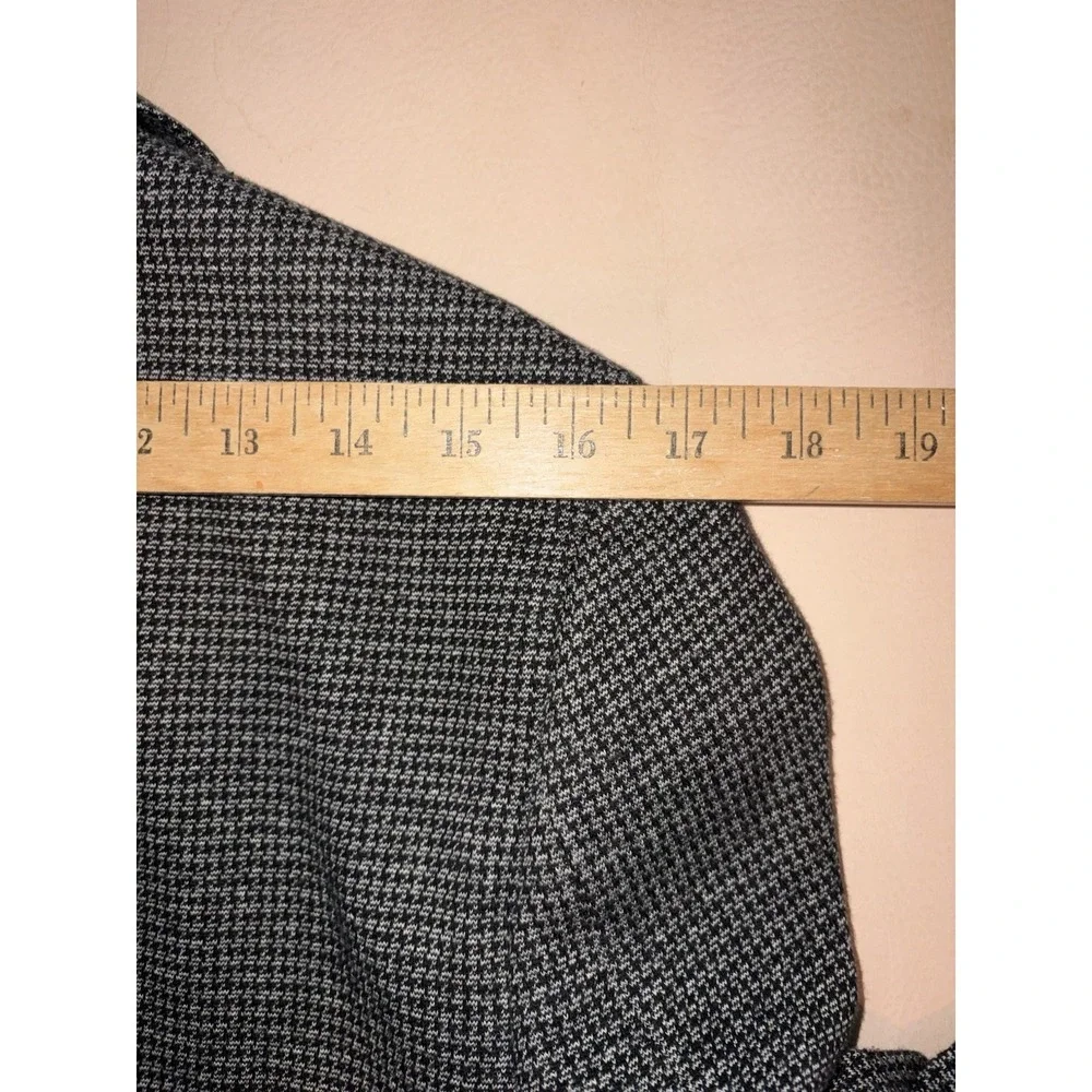 Bonobos Jetsetter Italian Knit Blazer 36R Slim Fit Gray Black Micro Houndstooth